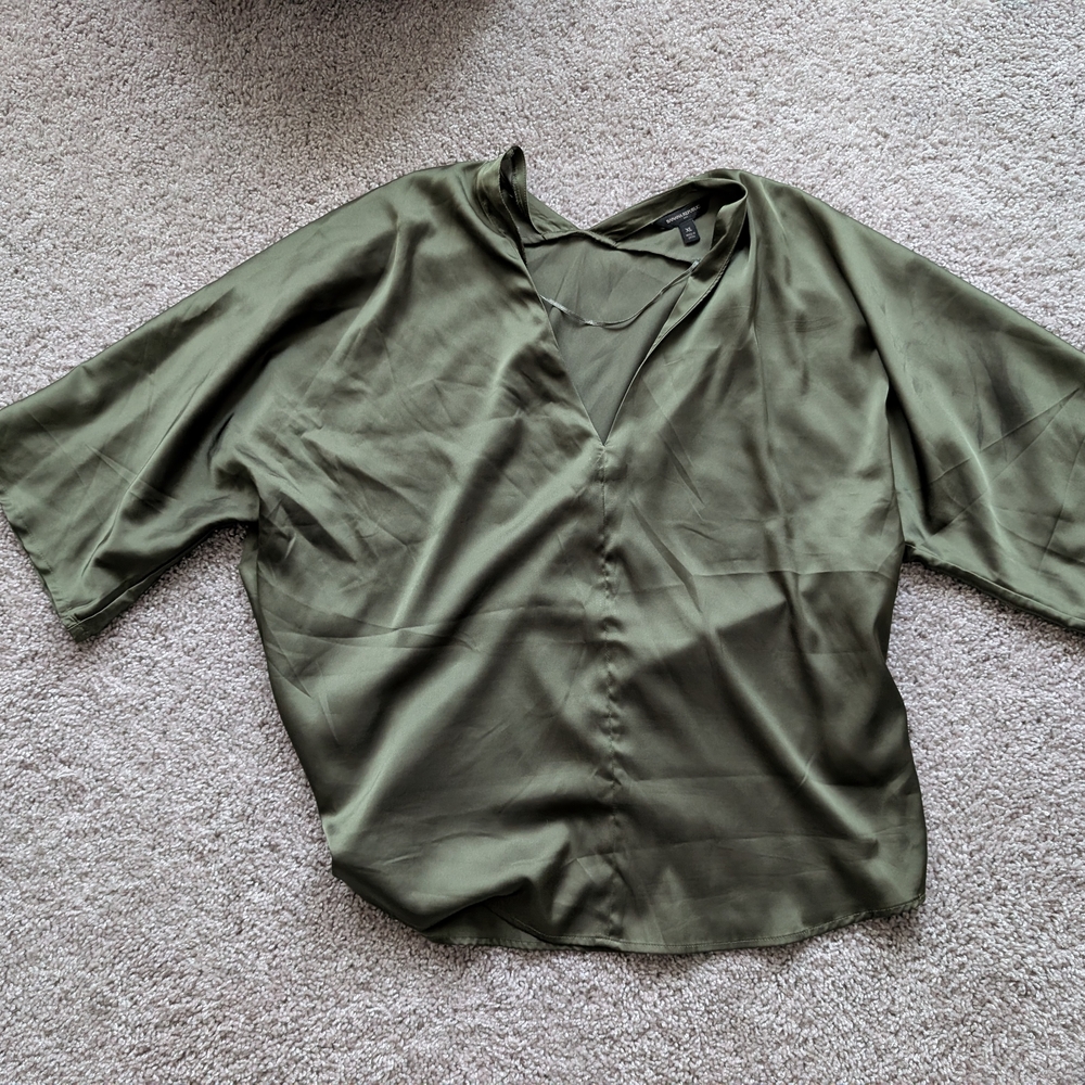 Olive Green Women's Top